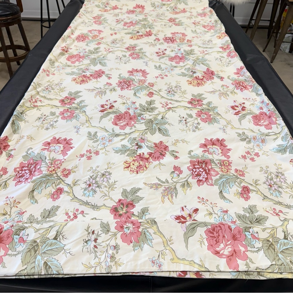 Eikei French Country Garden Toile Floral Printed 100% Cotton Duvet Cover King - Picture 3 of 16